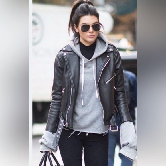 Unravel Project Tops - Unravel Project Cashmere Hooded Swetashirt Gray Small Celeb Style